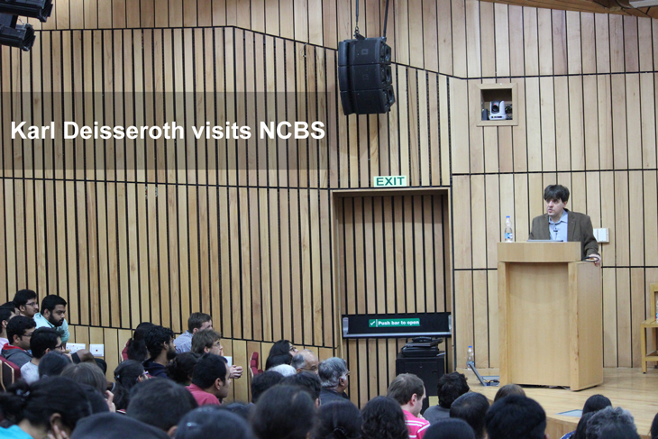 Karl Deisseroth visits NCBS