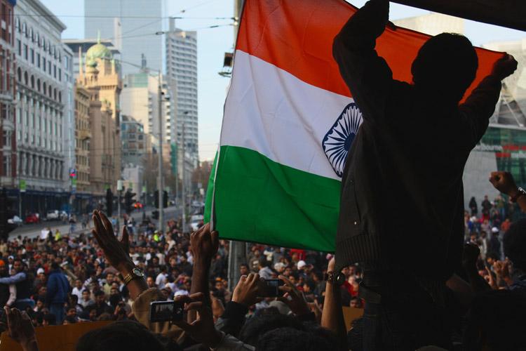 Indian student protest in Mebourne