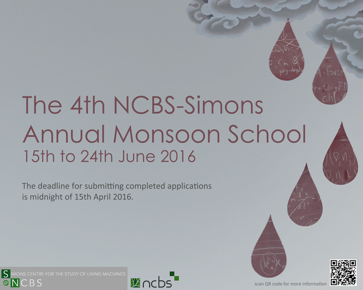 Physics of Life 2016: The 4th NCBS-Simons Annual Monsoon School