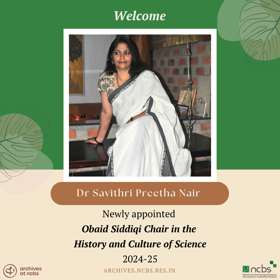  Dr Savithri Preetha Nair appointed as the fourth Obaid Siddiqi Chair