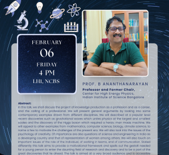 Joy of Discovery in the Modern Era : Some Reflections and Directions | By Prof. B. Ananthanarayan