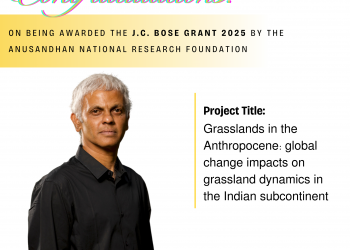 Prof Mahesh Sankaran awarded the 2025 J.C. Bose Grant 
