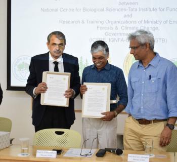 NCBS Signs MoU with Research & Training Organizations of MoEFCC to Collaborate on Conservation Research and Education Programs