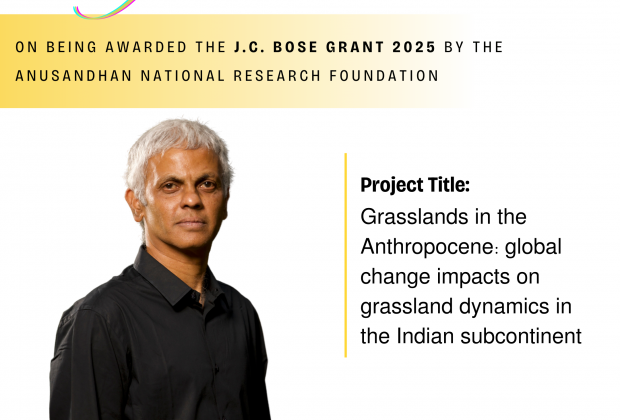 Prof Mahesh Sankaran awarded the 2025 J.C. Bose Grant 