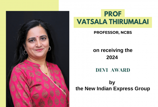 Professor Vatsala Thirumalai is the recipient of the 2024 Devi Award by The New Indian Express Group.