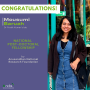 Mousumi Baruah is recipient of the National Post-doctoral Fellowship by ANRF-India