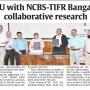 NCBS signs MoU with University of Kashmir for research collaboration