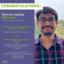 Swarnadip Ghosh wins The Carl Storm International Diversity Award and The DMM Conference Travel Grant for attending The Angiogenesis Gordon Research Conference