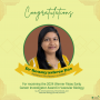 Dr Soumyashree Das is the recipient of the 2024 Werner Risau Early Career Investigator Award in Vascular Biology by ATVB